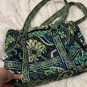Vera Bradley Quilted Green Floral Bag